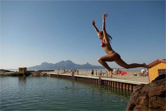 Geitvagen Bad Og Camping Hotel Bodø Zewnętrze zdjęcie